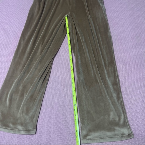 SKIMS Velour Track Pants Gold Womens size 2XL - Picture 8 of 9